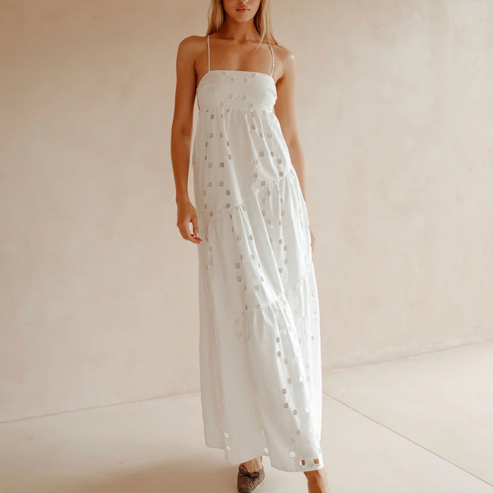 Sabo Skirt Backless Giselle Dress - Cutwork